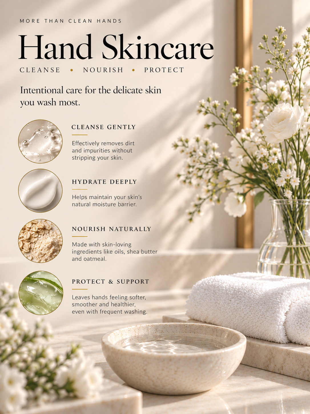 Skincare Hand Soap - Hydrating care for frequent washing